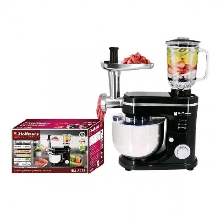 Кухонный комбайн Hoffmans 3в1 1600W HM-8085 Черный