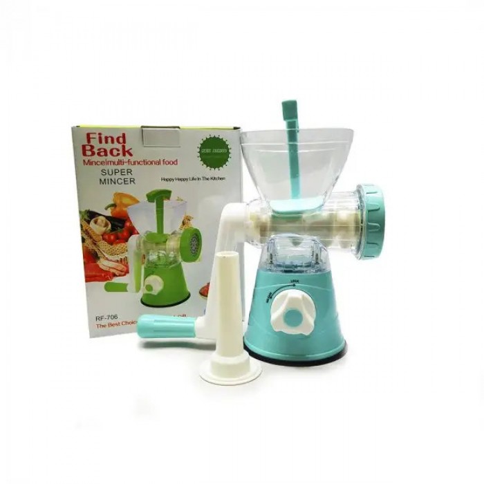 Мясорубка ручная Find Back RF706 Super Mincer Grater Голубая