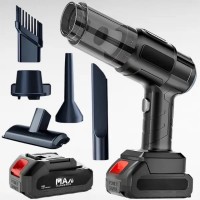 Автомобильный пылесос аккумуляторный Dust collector Черный