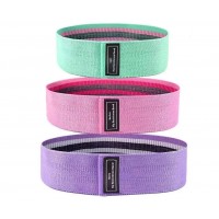 Набор тканевых фитнес резинок (ленточных эспандеров) Hip Resistance Bands 