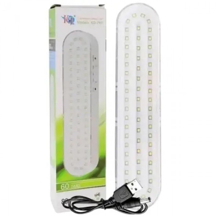 Лампа акумуляторна на магнітах 60 LED KD-760 Emeancy Light Біла