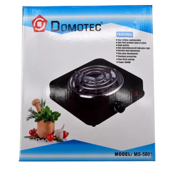 Электроплита спиральная Domotec MS-5801 1000W