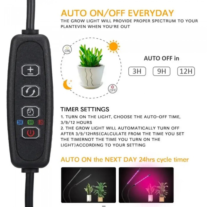 Фіто лампа Led Plant Grow Leight USB 4 лампи