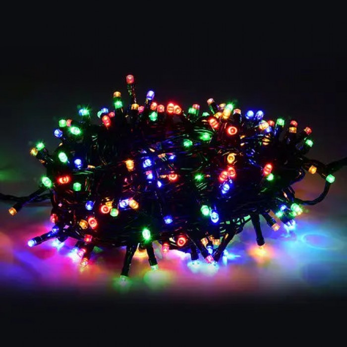 Xmas Нитка 500 LED Мультик (чорний провід, 35 метрів)