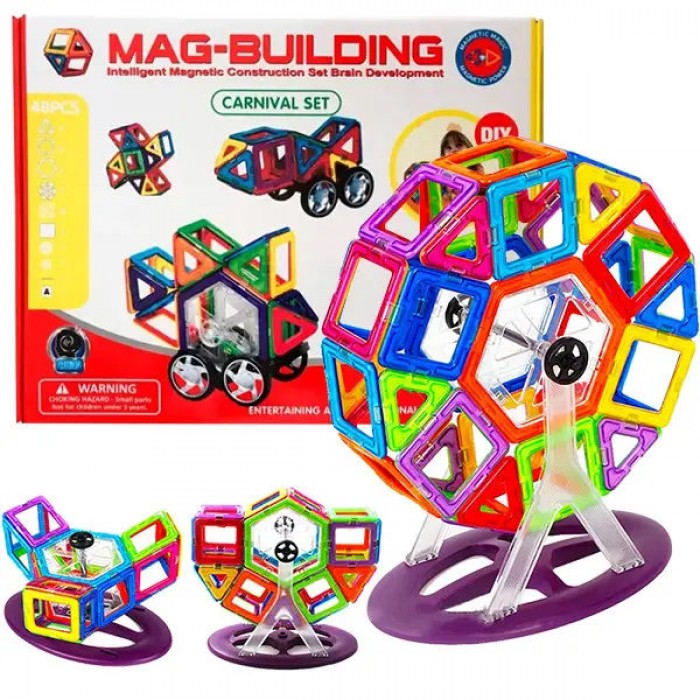 Конструктор магнітний Mag Building 48 деталей