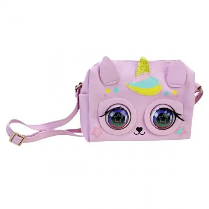 Сумочка детская интерактивная с глазками 18*13,5см Little Winking Elf BL-316 Розовая