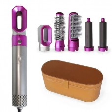 Фен щетка мультистайлер для волос 5 в 1 Hot Air Styler 5 насадок в чехле