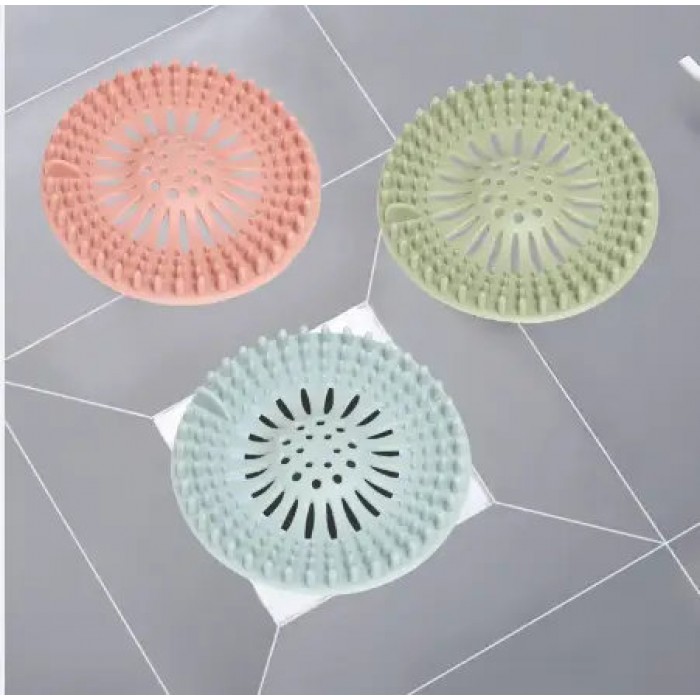 Силіконова сіточка від засорів, кришка для зливу Round Floor