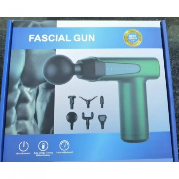 Масажер м'язовий Fascial Gun FH-320 Синій