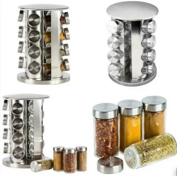 Підставка для спецій Spice Carousel, 16 ємностей Кругла