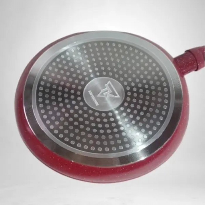 Набір посуду з кришками з антипригарним покриттям 10 предметів Тор Kitchen ТК00100 Червоний