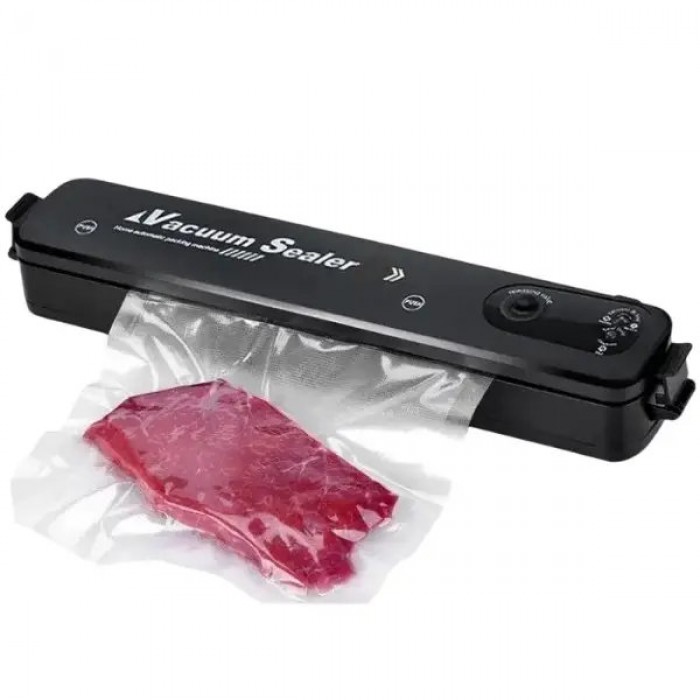 Вакуумний пакувальник продуктів Vacuum Sealer Чорний