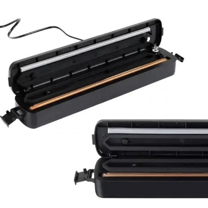 Вакуумний пакувальник продуктів Vacuum Sealer Чорний