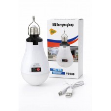 Лампочка акумуляторна 30W з USB-зарядкою, цоколь Е27 SS-6930 з гачком