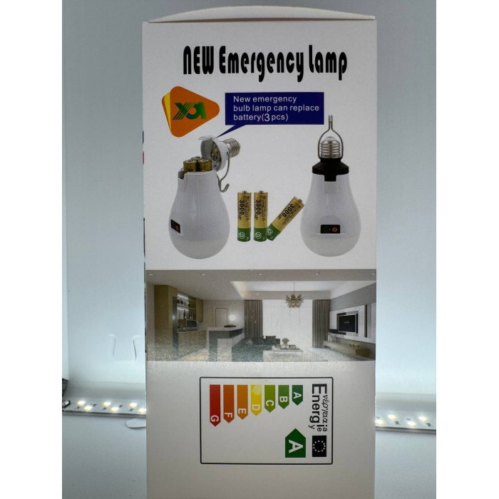 Лампочка акумуляторна 30W з USB-зарядкою, цоколь Е27 SS-6930 з гачком