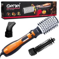 Многофункциональный фен-стайлер для волос 3 в 1 Gemei GM 4828 Черный