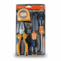 Набор инструментов рулетка 3м, плоскогубцы+2 отвертки Tool kit set AND 13776-3