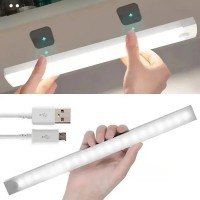 Світильник акумуляторний на магнітах 30см з датчиком руху Cabinet light Білий