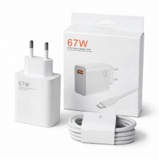 Зарядний пристрій 67W з кабелем USB Type-C (підтримка швидкого заряджання до 120W)