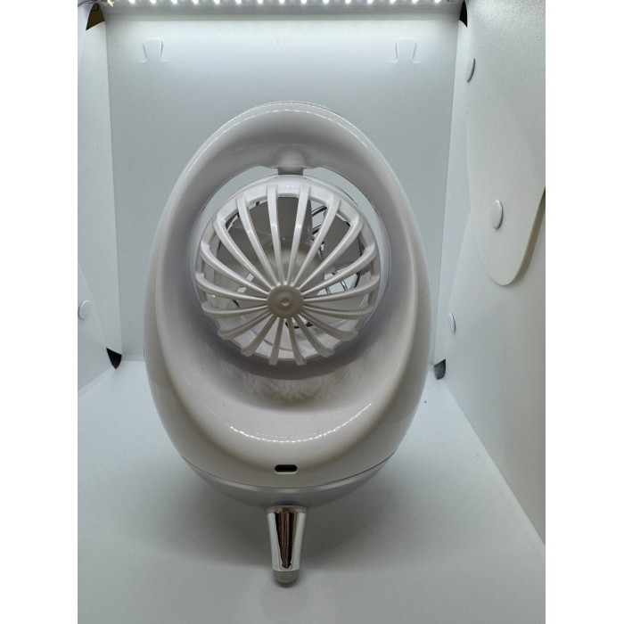 Вентилятор настольный аккумуляторный с увлажнителем Яйцо SPRAY COLD AIR FAN Белый