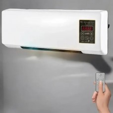 Настінний кондиціонер - обігрівач 2 в 1 Wall Air Cooler 2000W з пультом, обігрів та охолодження з дисплеєм та таймером