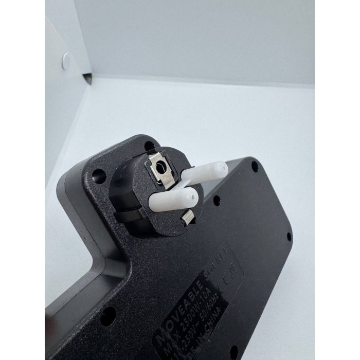 Мережевий фільтр з USB + підсвічування (2×220В+2×USB+1×Type-C) чорний AND F03 black