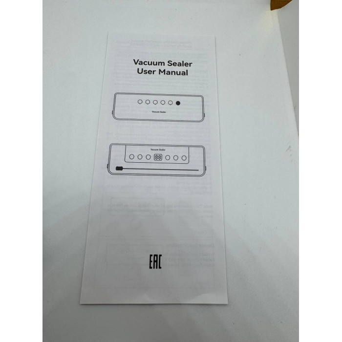 Вакуумний пакувальник для сухих та вологих продуктів AND-394 220V Сірий
