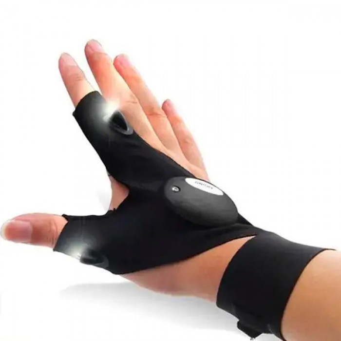 Рукавичка з вбудованим ліхтариком Glove Ligh