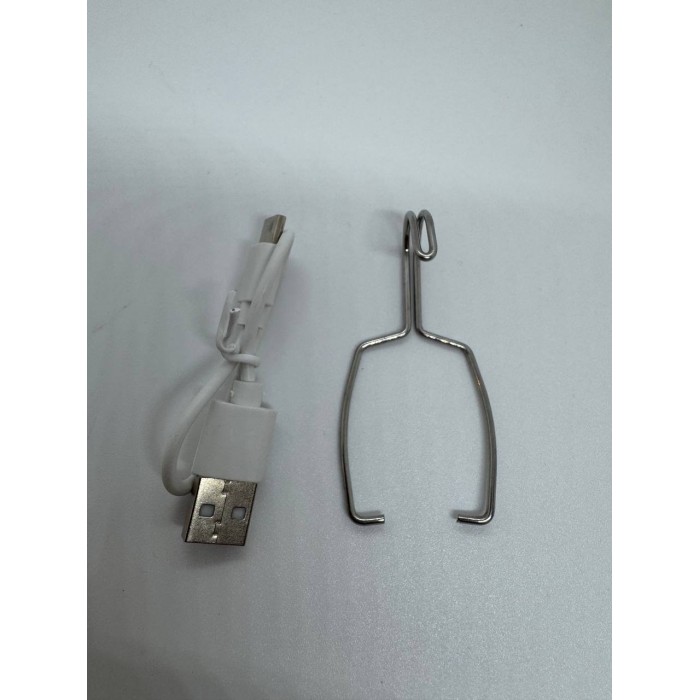Лампочка акумуляторна 20W з USB-зарядкою, цоколь Е27 з гачком та 2 акумуляторами