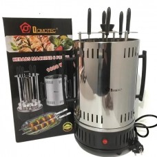 Электрошашлычница вертикальная Domotec BBQ MS-7781 на 6 шампуров