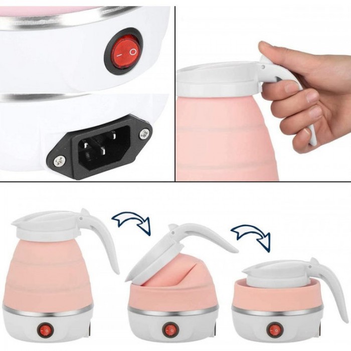 Складаний чайник Elecreic Kettle Рожевий