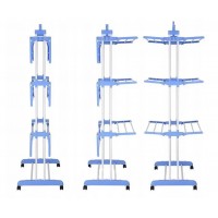 Сушарка для білизни Garment rack with wheels № K12-120 Блакитний