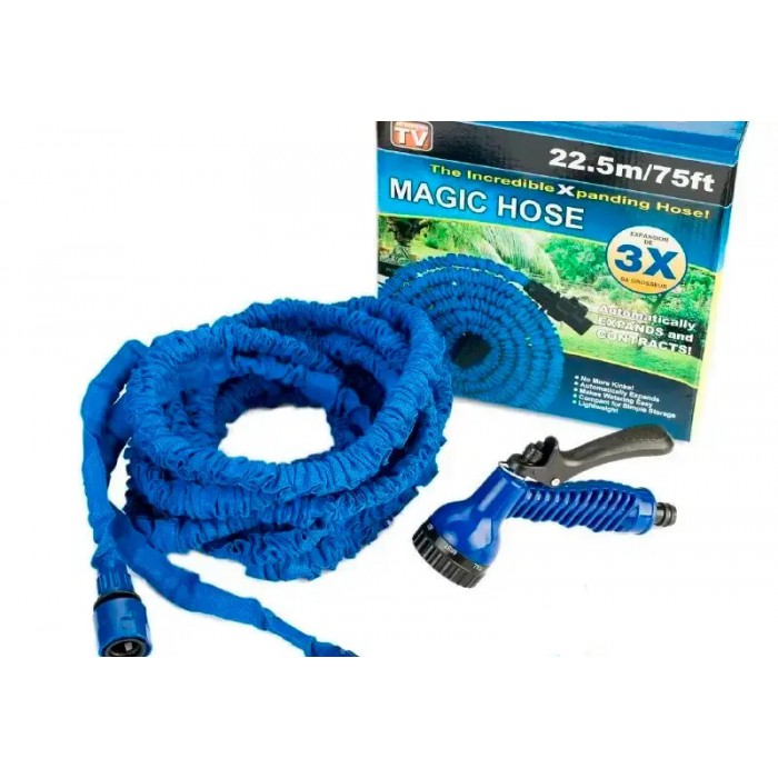 Садовий шланг Expandable Hose 22,5 м (XHOSE 22,5 метрів) + У ПОДАРУНОК насадка-розпилювач для поливу