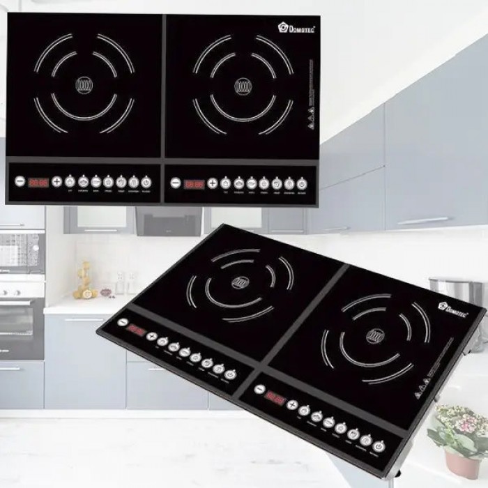 Индукционная электроплита на 2 комфорки Domotec MS-5862 4000W