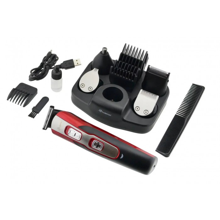 Акумуляторна машинка для стрижки Geemy Gm-592 10 в 1 