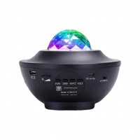 Ночник проектор Галактика со звездами с пультом и Bluetooth LY-427 