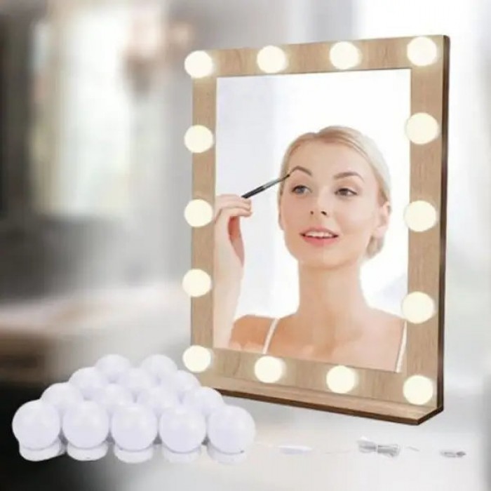 LED-лампочки 10 шт. для гримерного дзеркала 3 режими VANITY MIRROR LIGHTS 