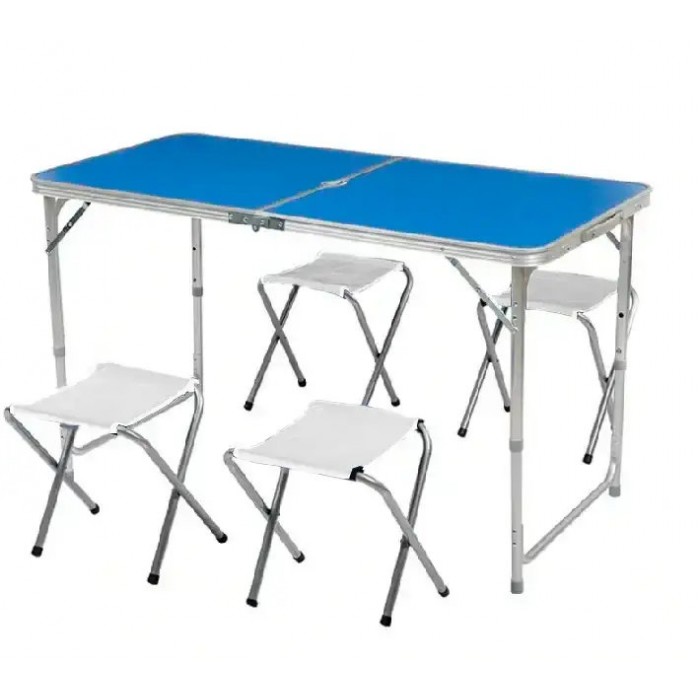 Стол и стулья для пикника Folding Table Синий 
