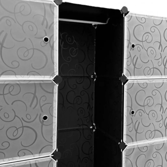 Пластиковый складной шкаф Storage Cube Cabinet MP-39-61, 9 секций 