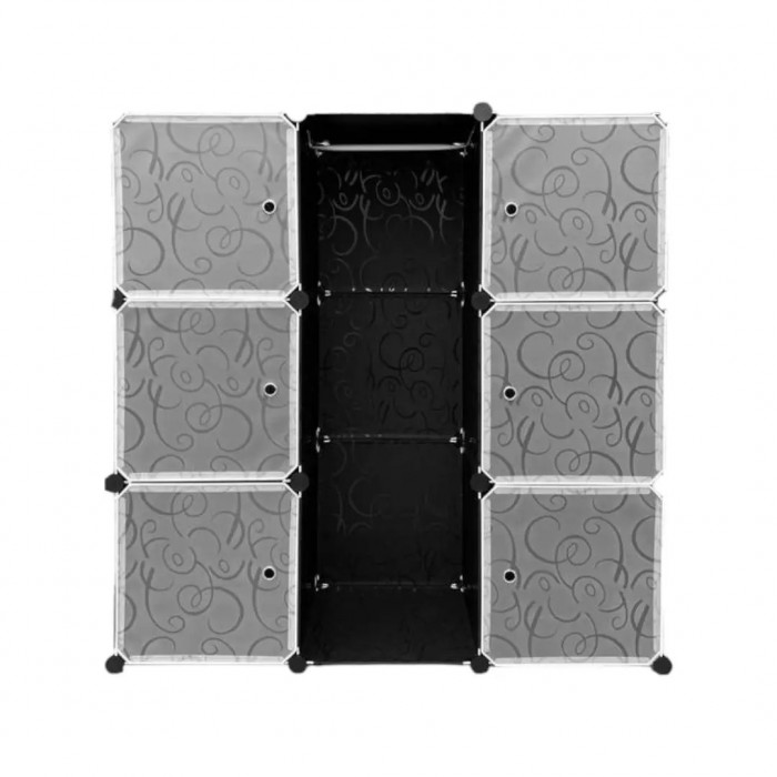 Пластиковый складной шкаф Storage Cube Cabinet MP-39-61, 9 секций 