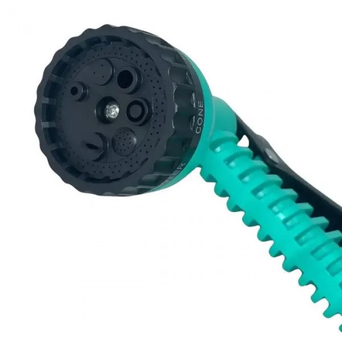 Шланг поливочный растягивающийся 30м с насадкой для полива EXPANDABLE GARDEN HOSE K-100FT Бирюзовый 