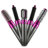 Фен щетка мультистайлер для волос 5 в 1 Hot Air Styler 5 насадок 