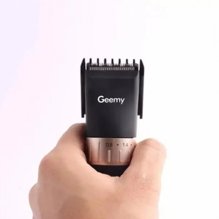 Машинка для стрижки волосся акумуляторна Gemei GM-6042 Чорна