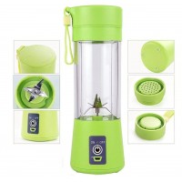 Блендер Smart Juice Cup Fruits USB Зеленый 4 ножа