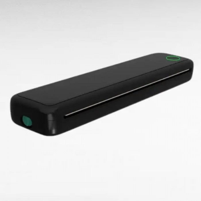Термопринтер портативний A4 з бездротовим Bluetooth-з'єднанням Phomemo M08F Чорний