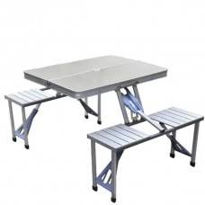 Стіл алюмінієвий розкладний для пікніка Aluminium Picnic Table