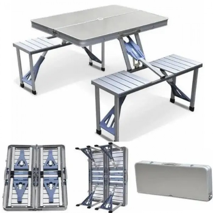 Стіл алюмінієвий розкладний для пікніка Aluminium Picnic Table