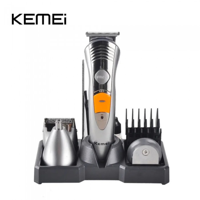 Машинка для стрижки волосся 7 в 1 Kemei KM-580A + триммер