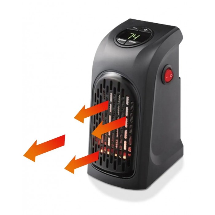 Портативный мини обогреватель 400Вт Handy Heater Черный