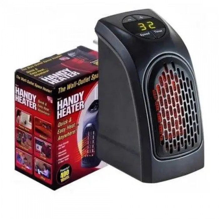 Портативный мини обогреватель 400Вт Handy Heater Черный